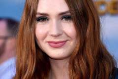 Karen Gillan - Blue dress